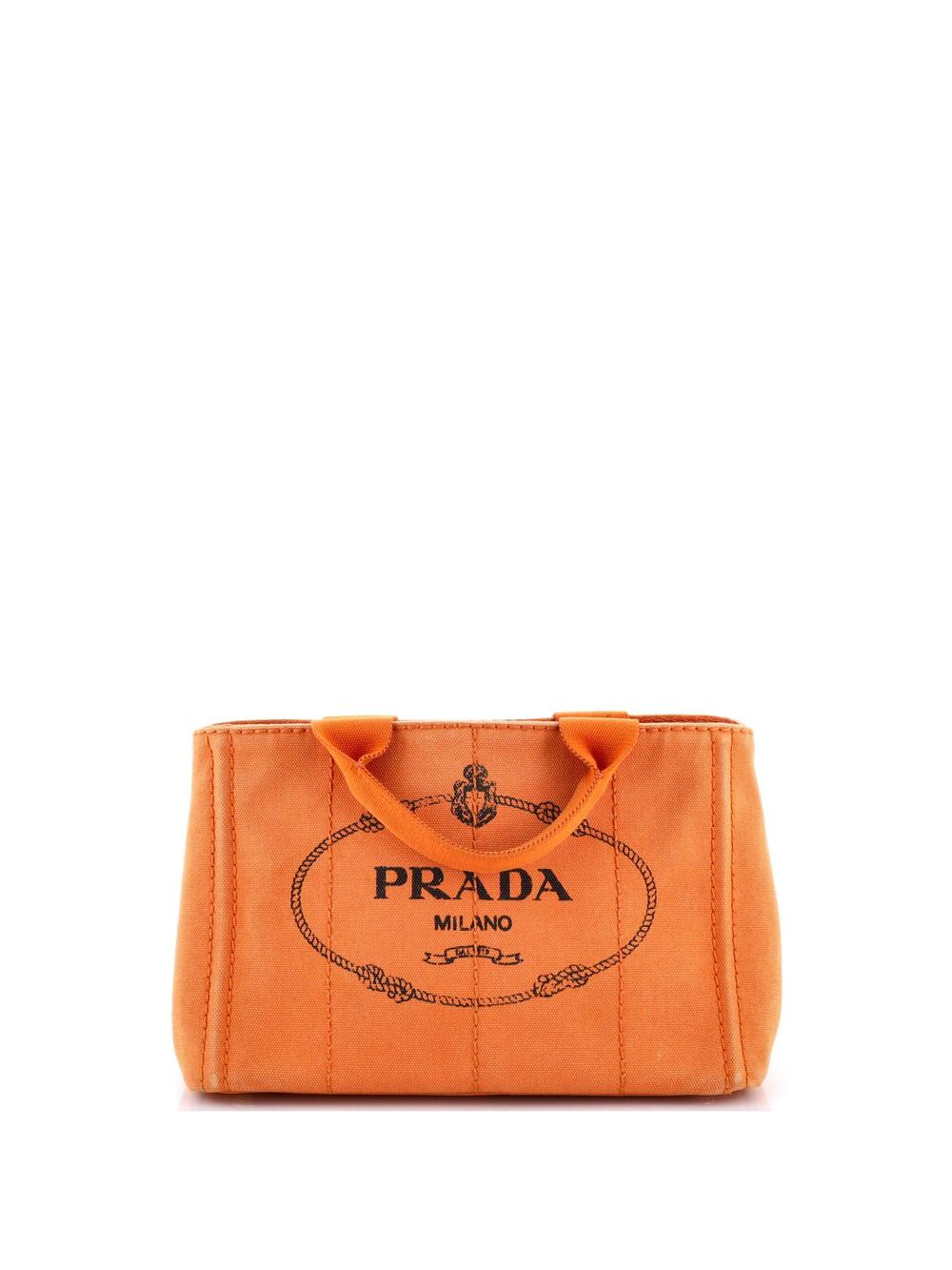 Prada Canapa Convertible Tote Canvas #197528P76B
